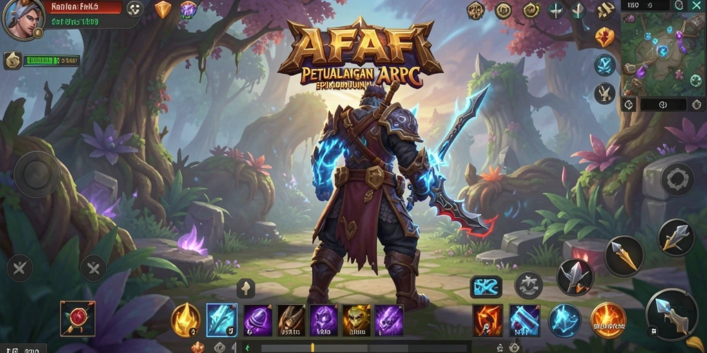 Tampilan menarik dari gameplay <strong>AFAF</strong> dalam dunia ARPG yang menegangkan.