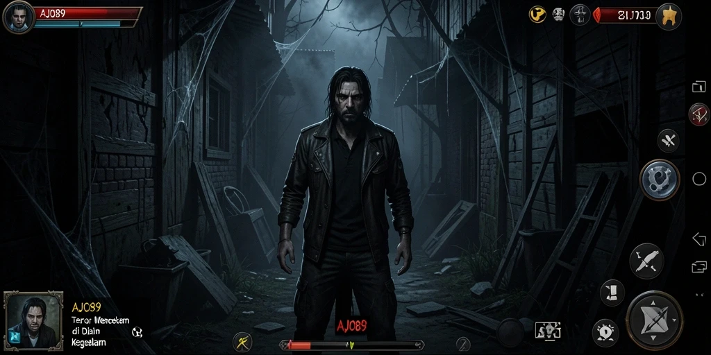 Screenshot AJO89 menampilkan suasana Horror yang mencekam dan menegangkan.