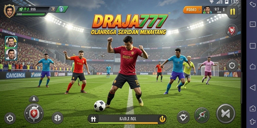 Tangkapan layar DRAJA777 menampilkan aksi olahraga yang mendebarkan.
