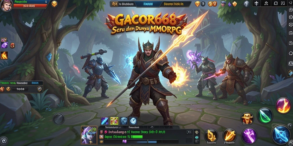 Tampilan gameplay menakjubkan di dunia GACOR668.