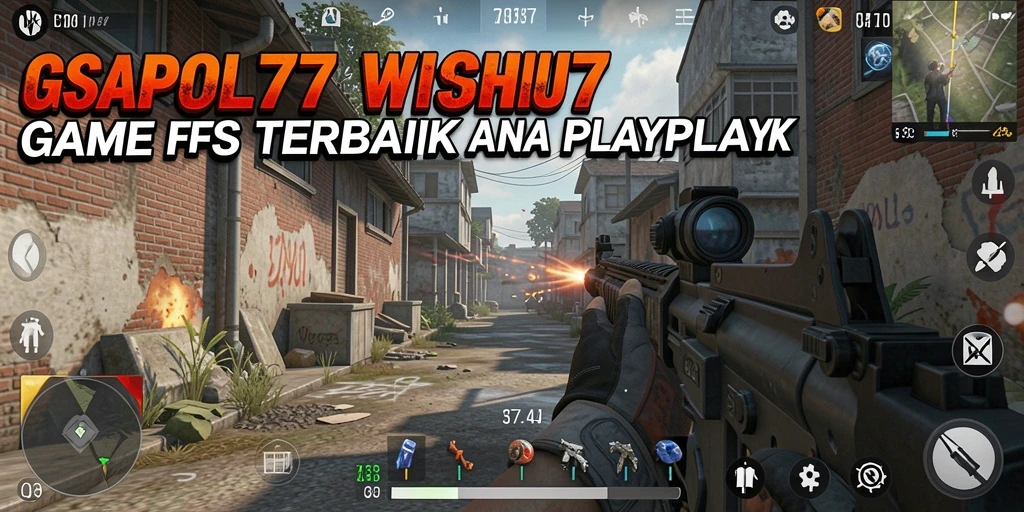 Screenshot gameplay GSAPOL77 menunjukkan aksi baku tembak yang intens.
