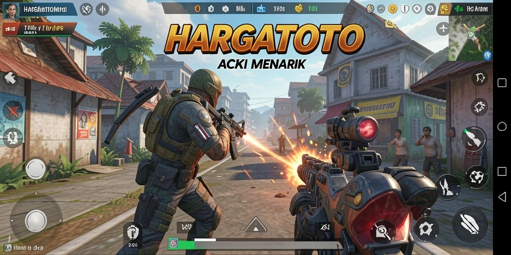 Tangkapan layar HARGATOTO menampilkan aksi seru dalam permainan TPS.